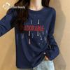 Dushi Liren Women's Pure Cotton Long-Sleeve T-Shirt