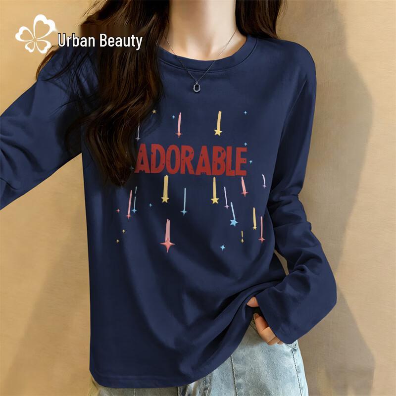 Dushi Liren Women s Pure Cotton Long-Sleeve T-Shirt S