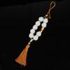 Auto Accessories Lotus Beads Car Pendant Resin Tassel Rearview Mirror Dangle Decor for Interior