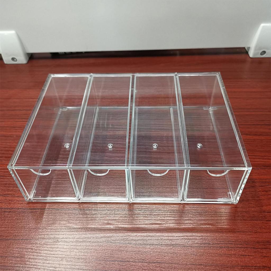 Compact Desktop Makeup Organizer, Ideal for Bedroom, Office Or Countertop.