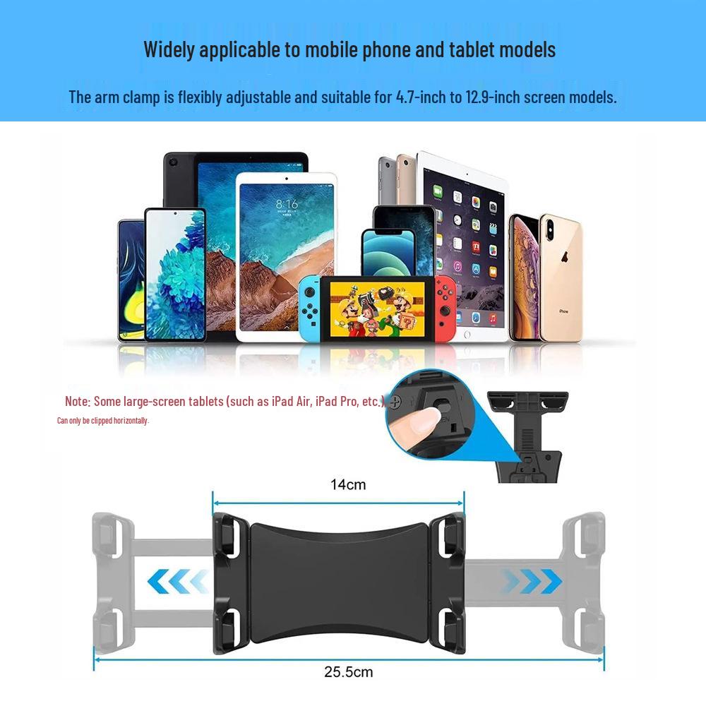 Universal Large Screen Car Phone & Tablet Holder with Suction Cup for Dashboard 