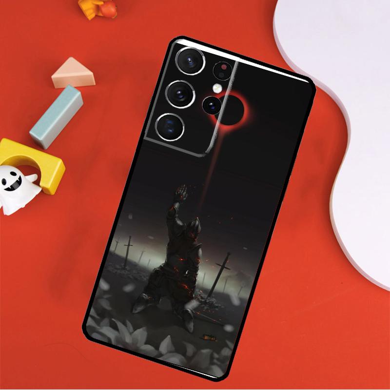 Dark Souls Case For Samsung Galaxy S23 S22 Ultra S8 S9 S10 Plus Note 10 20 Ultra S20 S21 FE Phone Cover