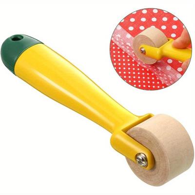 Quilting Seam Roller Sewing Seam Roller Wallpaper Roller with Easy To Grip Handle for Quilting Sewing Print Ink Home Decoration.