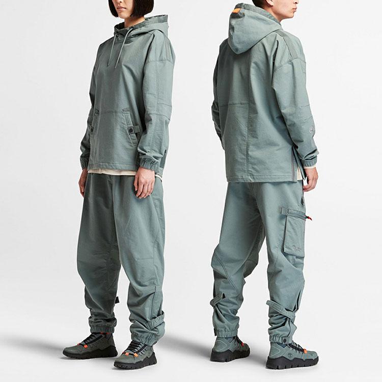 Timberland Solid Color Fleece Thick Loose Hooded Sweatshirt Unisex Sweatshirt Balsam-Green A619D-392