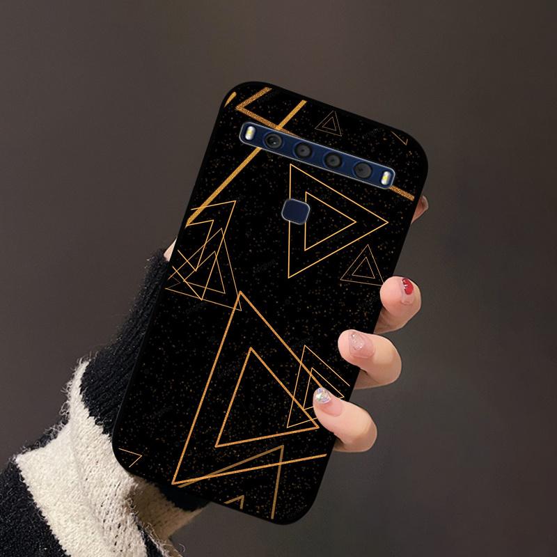 For TCL 10 Lite Case Silicon TPU Flower Landscape Phone Cases On for TCL 10L T770H T770B Portector Soft Cover 10Lite 4187U