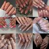 24pcs Long Almond and Ballerina False Nails French Press On Nails Manicure Nail Tips  DIY