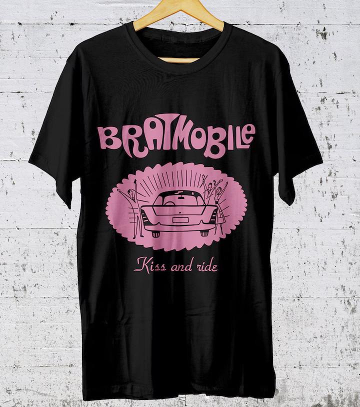 Bratmobile Kiss and Ride Short Sleeve Gift For Fan Black All Size T-Shirt HH44 Unisex T-Shirt S