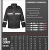 E-DONG Reflective Split Cycling Rain Suit