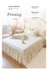 European Style Lace Trim Bed Skirt: Anti-slip, Single Piece Cover for 1.5m-2.2m Beds