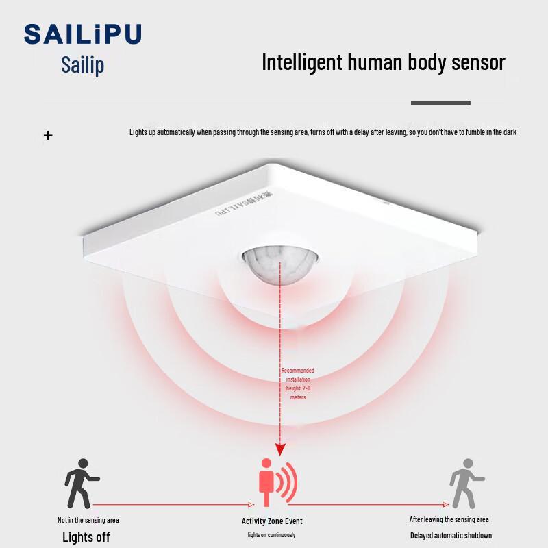SAILiPU 86-Type Sound  Motion Sensor Switch