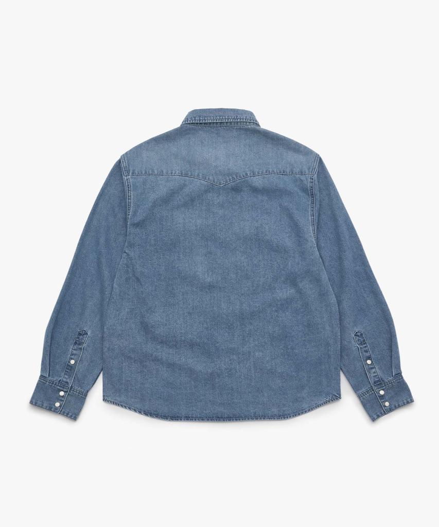 PLAC [Mergo X Plack] Classic Western Denim Shirt K52 Blue