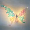 Electrical Butterfly Wings Toy With Music Lights Elf Wings Glowing Shiny Dress Up Moving Fairy Wings For Kids Girls Gift