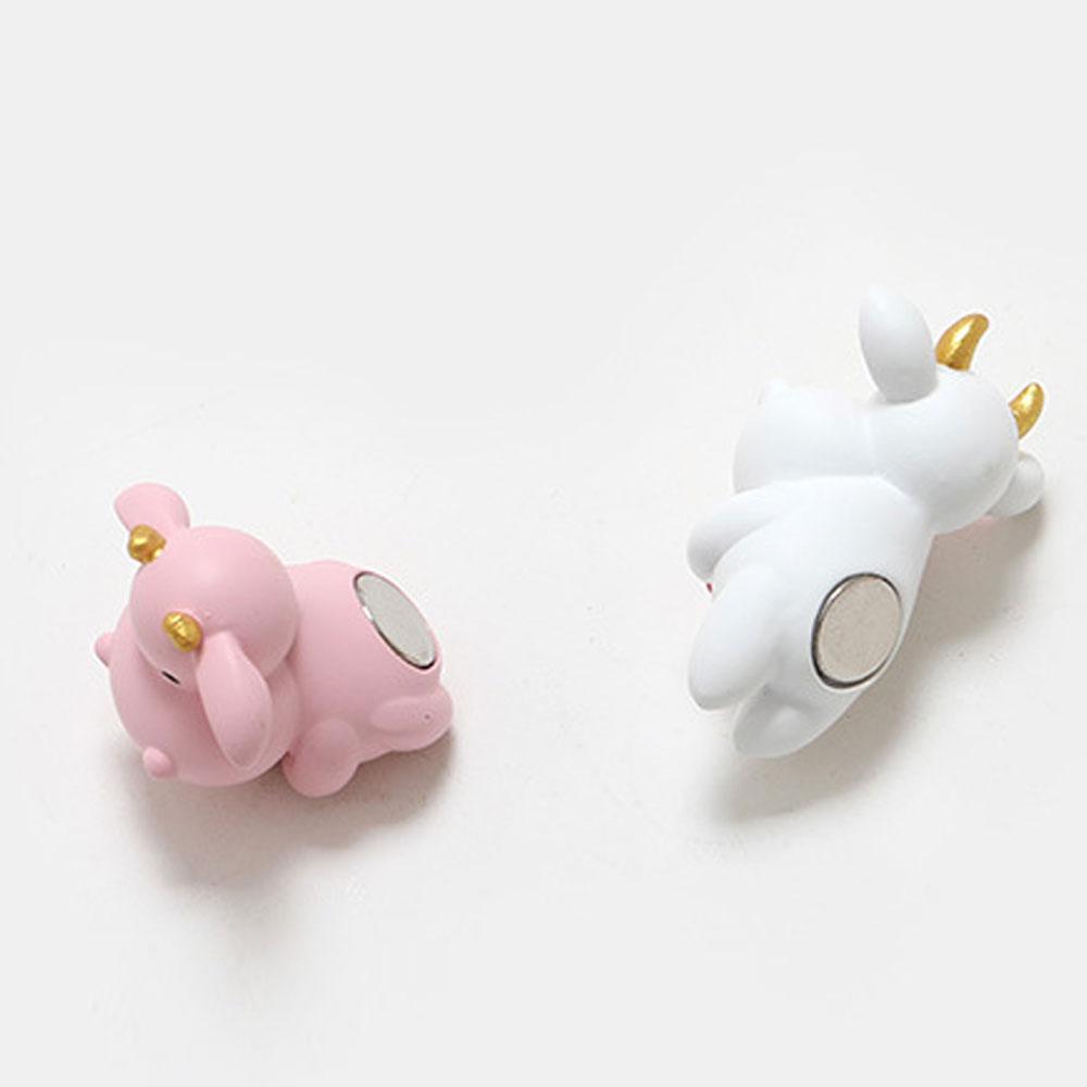 Three-Dimensional Personality Calf Refrigerator Magnet Animal Holding Love Cartoon Cute Creative Art Design Post-It Message