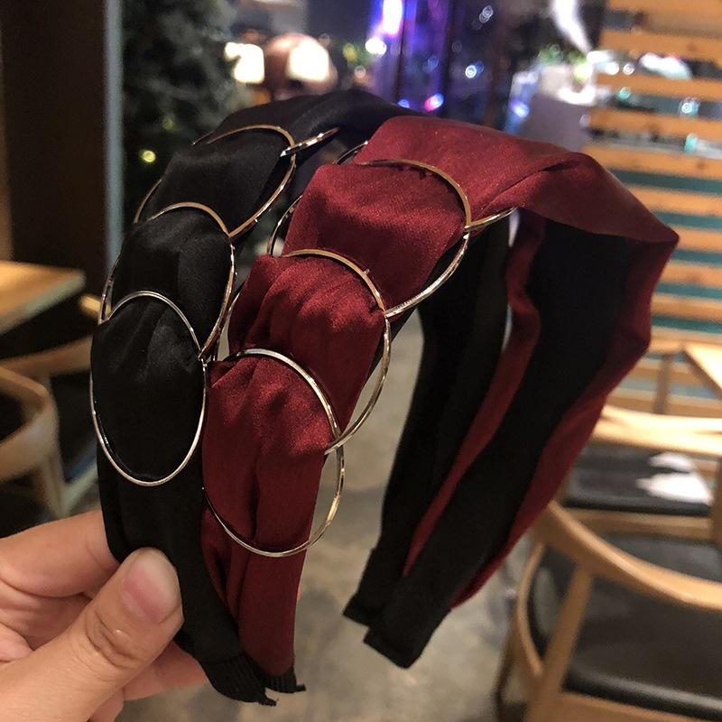 Women Cross Wide-brimmed Fashion Hair Band Headband Hair Band Woman Gift Head Decoration Colors Hair Styling Accessories