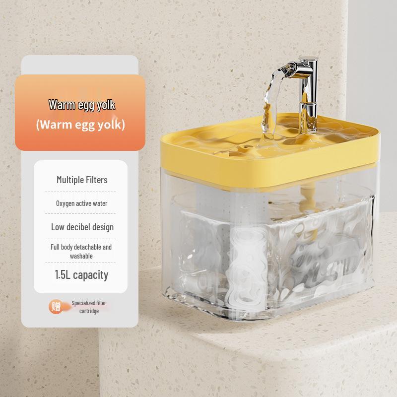 Automatic Cat & Dog Drinking Fountain with Filtered Flowing Water