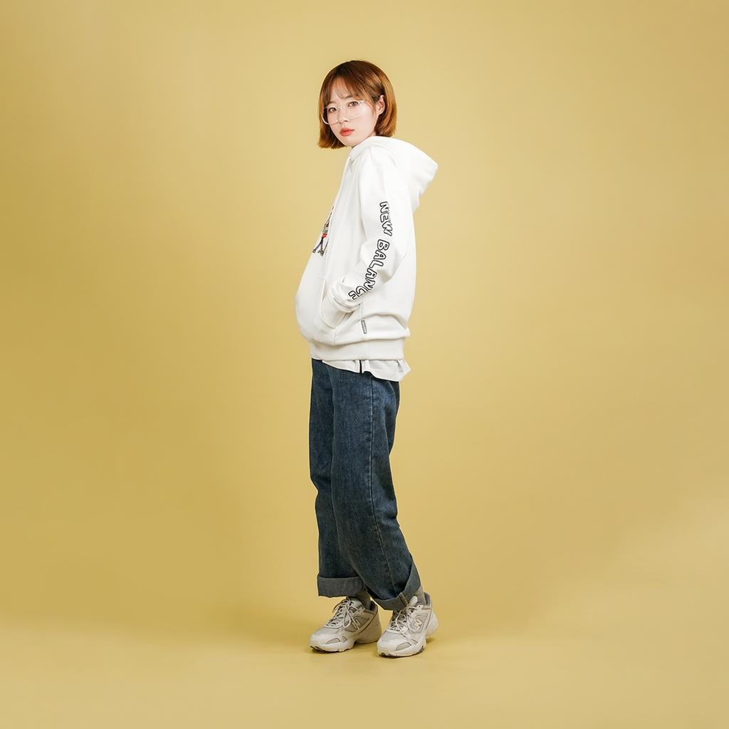 New Balance x JHl Printing Graphic Hoodie Asia Sizing 'White' Unisex NCA89043-IV