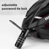Bicycle lock for bicycle helmet, combination lock, 05m black