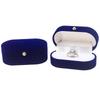1 Pcs Felt Ring Box Mini Portable Ear Stud Jewelry Box Wedding Ring Pair Box Jewelry Storage Box