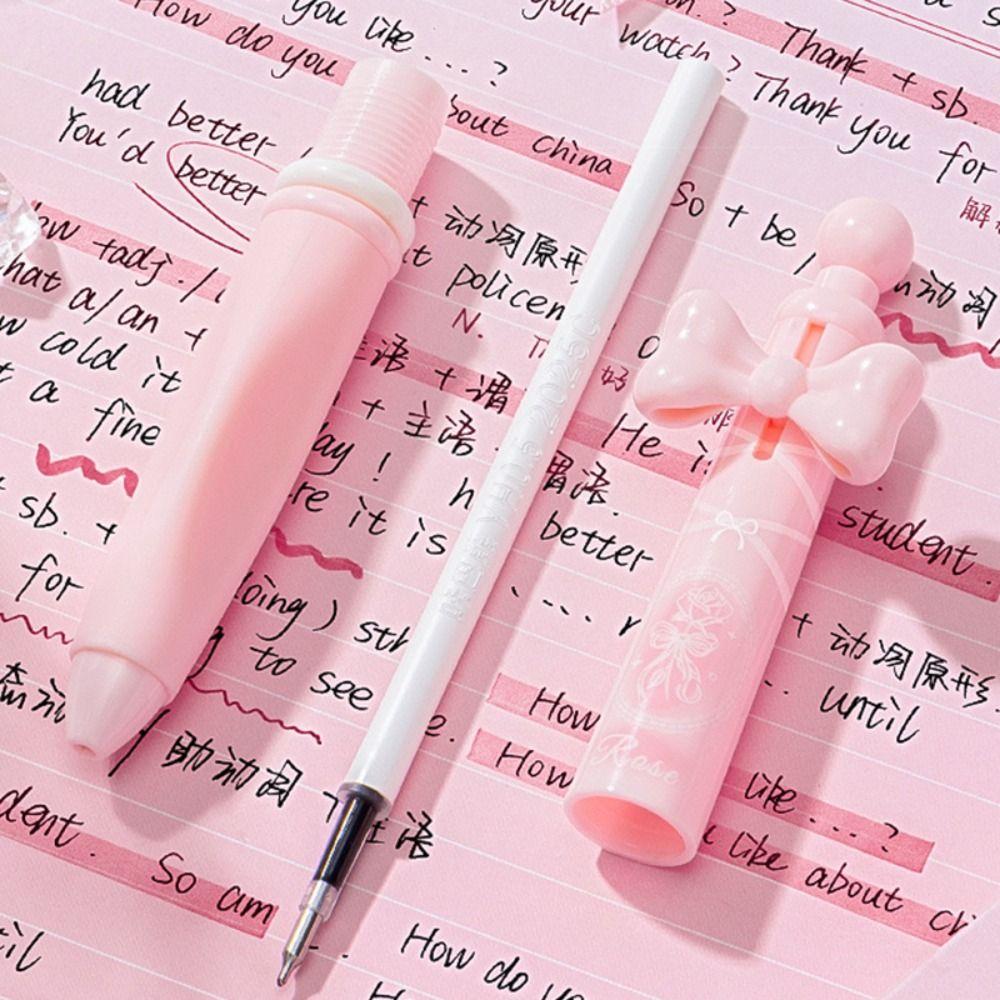 4PCS Quick Drying Neutral Pen 0.5mm Black Ink Writing Tool Multifunctional Ballpoint Pen  Students