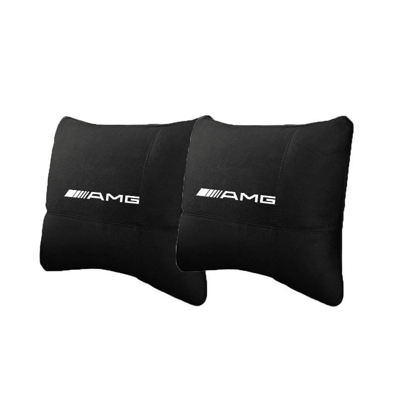 EKR2  For Mercedes Benz W205 W177 W212 W213 W221 W220 W176 ML GT AMG Car Headrest Neck Support Seat Lumbar Cushion Soft Neck Pillow