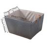 With Handle Clothes Organizer Box Straw Storage Basket High Quality Snack Container  Bathroom
