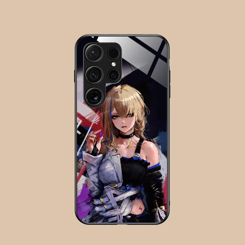 

HSR Serval Glass Mobile Phone Case for Samsung Galaxy A56 55 54 53 52 51 36 35 34 23 16 15 5G Colorful Cover Galaxy A14 4G
