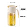 Oil Dispenser For Kitchen Olive Oil Spray Bottle 550ml Glass Condiments Container Kitchen Gadgets For Baking Grilling Camping