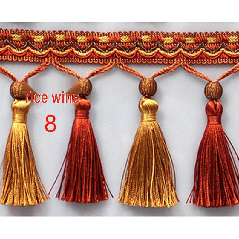 Lace Tassel Curtain Valance Beads & Hanging Balls - DIY Wedding Accessories