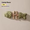 Cat Toys Catnip Fish Bones Wood Polygonum Molar Tooth Stick Simulation Fish Molar Tooth Resistance Self-Hi Boredom Teaser Cat Stick