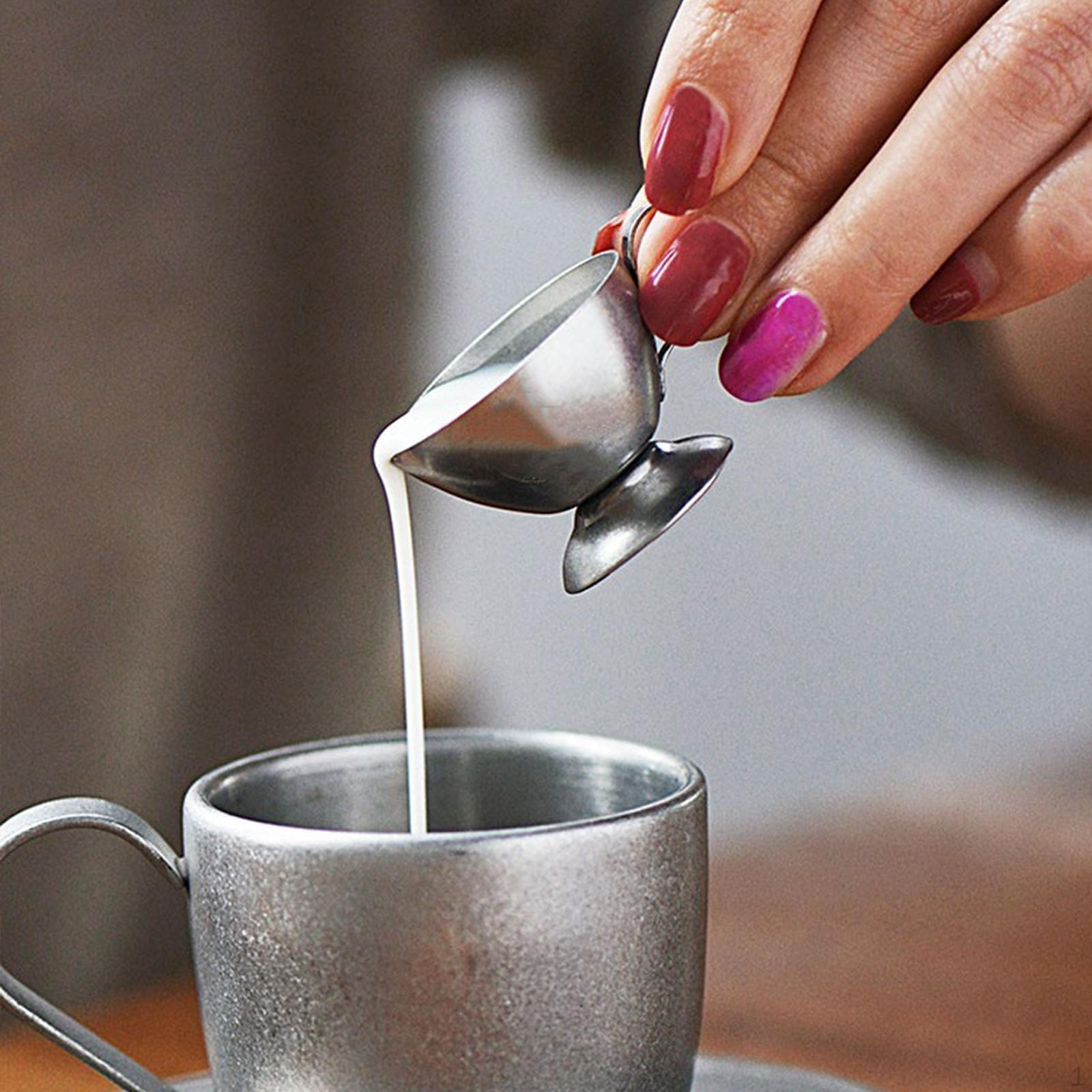 

Milk Container Sauce Boat 10ml Vintage Designed Stainless Steel Unique Dessert Cup Coffee Shop