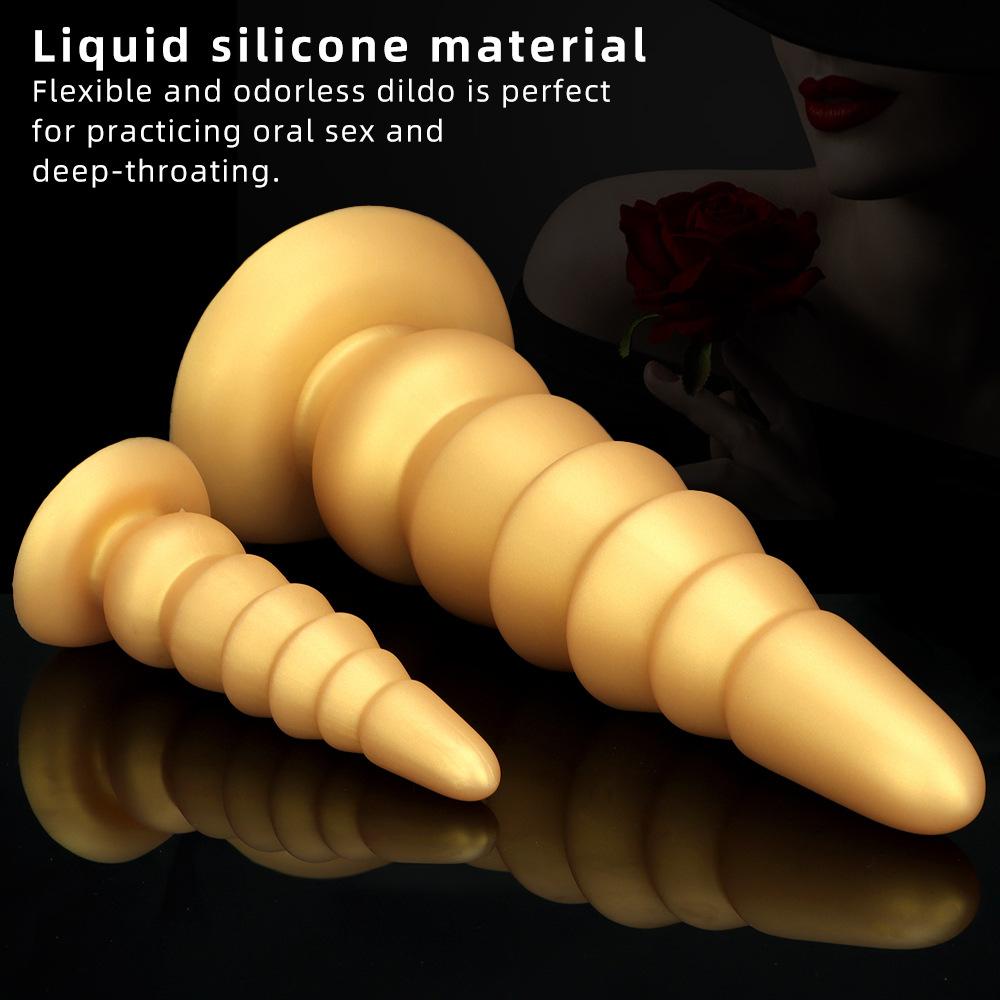Silicone Soft Oversized Anal Plug with Suction Cup Anal Plug Sex Toys Fisting Anal Dilator Strap on Penis Realistic Dick BDSM