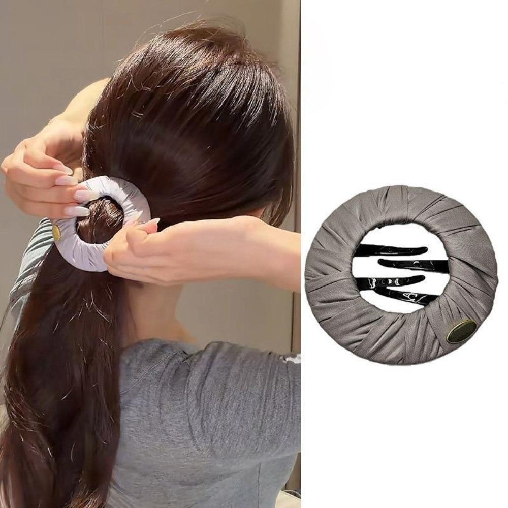 Hair Accessories Hair Clip Round Shape Flexible Hair Clip Soft Clips for Lying Down and Driving