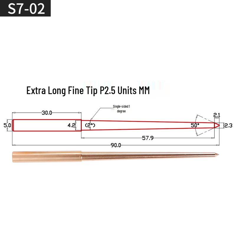 EDM Copper Electrode Rod - Fine Gate Submarine Red Copper