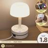 Lámpara de Mesa Multifunción con USB, Luz Nocturna y Almacenamiento