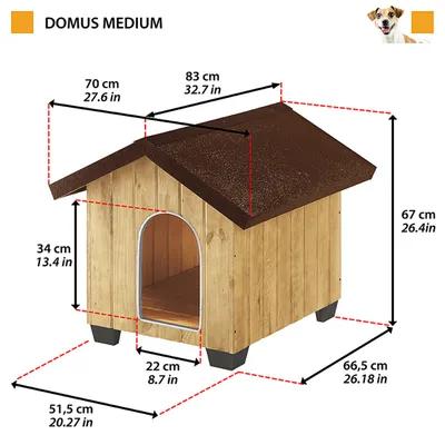 Wooden Dog House and Enclosure, Multiple Sizes
