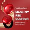 Vijf Air Cushion Foundation Kleur Ovaal Rode Schelp Helder Natuurlijk Defecten Verbergen Verzorgende Foundation