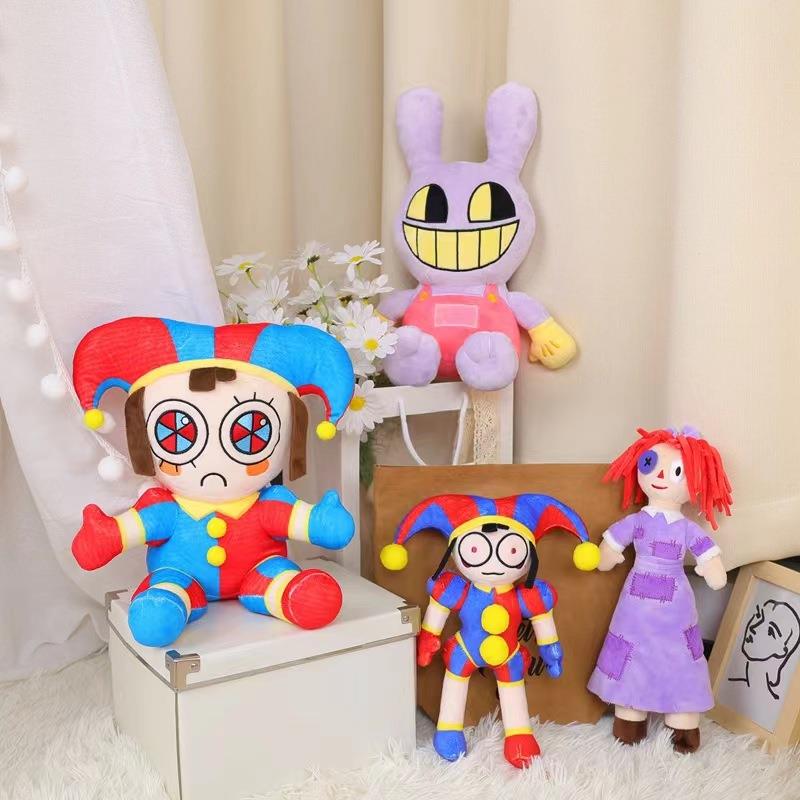 New Digital Clown Pu Plu Doll Toy Soft Stuffed Animal Toy for Adults Jax Digital Circus Magic Number Clown Doll