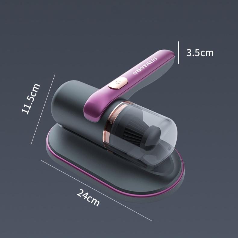 Wireless Bed Vacuum Cleaner with Powerful Suction Low Noise UV Light & Washable HEPA Filter