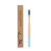 Eco Biodegradable Kraft Box Color Painted Round Handle Adult Soft Ready Stock Customizable Bamboo Toothbrush
