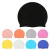 Customize Printing Funny Logo Ear Protection Silicone Swimming Caps for Men