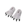 Funny Cat Paw Plush Indoor Slippers with Claws – Thick Cotton for Couples