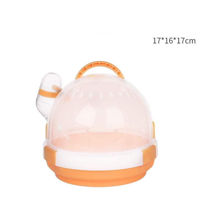 Kleintiertransporter, Nagetier- und Hamsterkäfig, tragbar, warm halten, für den Winter, Mini-Haustierkäfig, Meerschweinchenhaus, Reise-Rattenkäfig für den Außenbereich