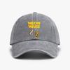 Meow Wars Cat Funny Hat Gifts For Cats Lovers Baseball Cap Fashion Vintage Washed Denim Hat Summer Breathable Adjustable Hats
