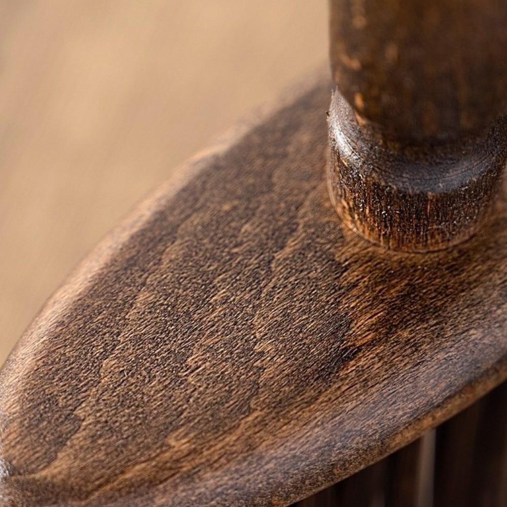 Nylon Espresso Machine Brush Walnut Wood Dust Clean Brush  Camera Lens