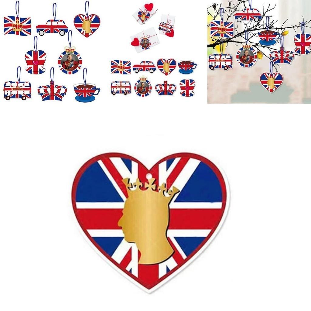 Majestic King Charles Iii Hanging Decorations Bright And Bold Cutouts