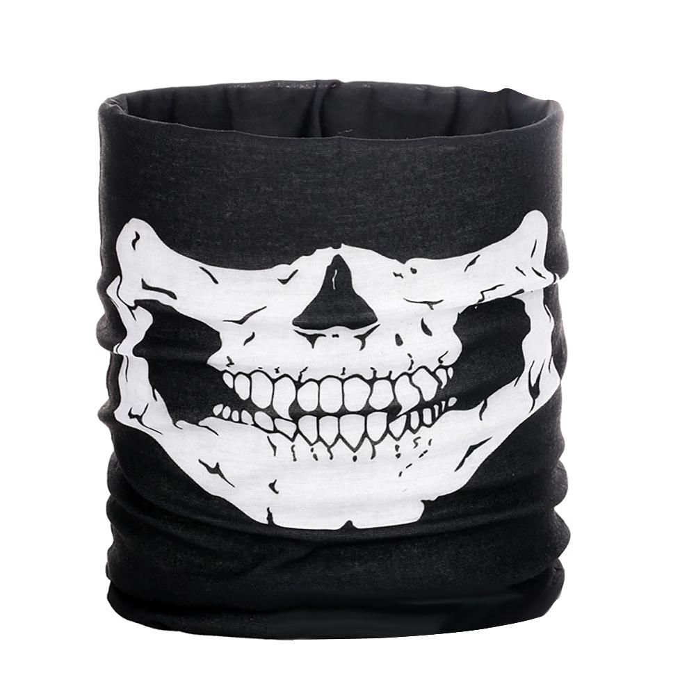 Halloween Props Mask Multi-function Seamless Headscarf Outdoor Sports Riding Mask Horror Skull Collar