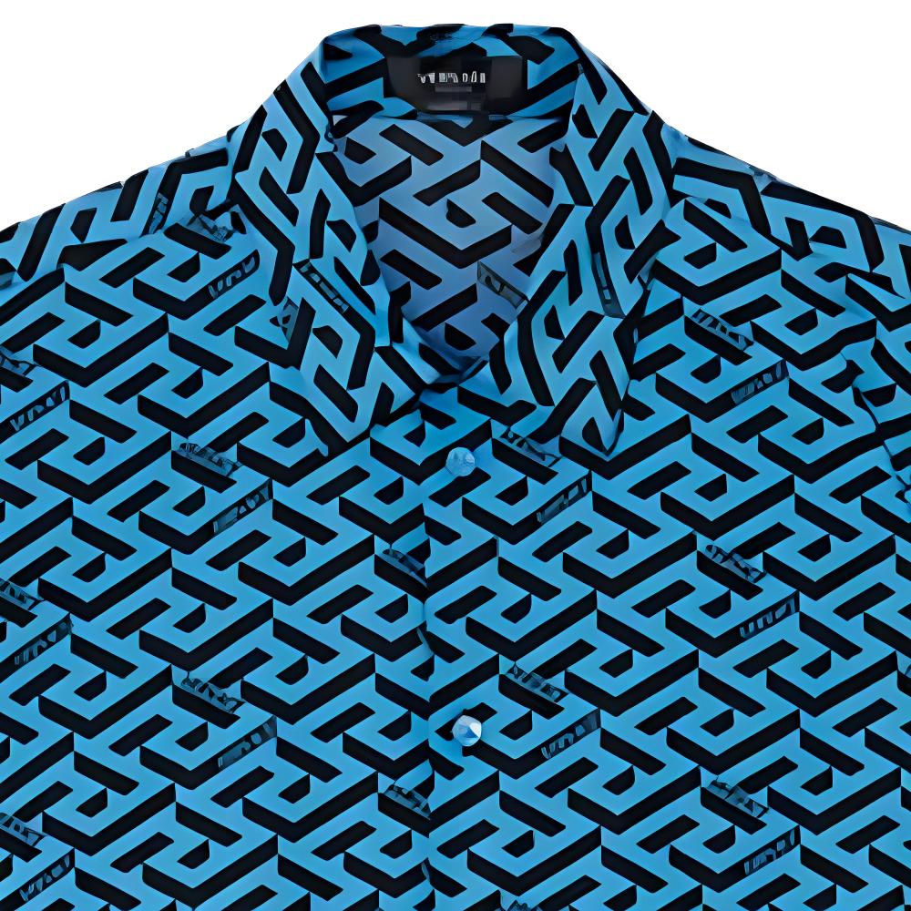 VERSACE VERSACE Shirt Men's Blue 1003922-1A02796-5V100