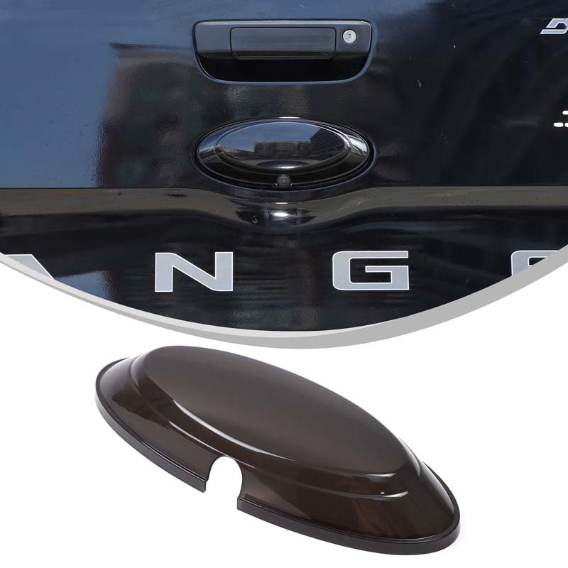 För Ford Ranger Wildtrak 2015- ABS Kolfiber/Svart Bilbaklucka Dekorativ Klistermärke Biltillbehör