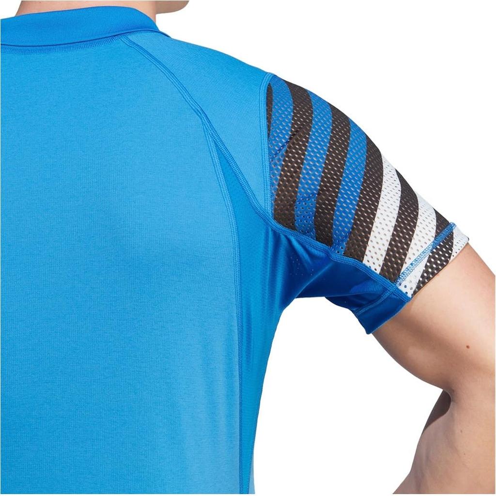 Adidas Freelift Pro Polo Shirt MKO20 Bright Royal with Cooling Size HEAT.RDY Men's (HY5872) Quick-Drying Technology, J/L