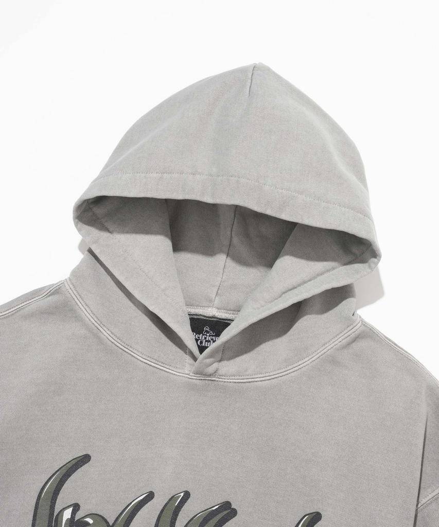 Graffiti Howling Hoodie [Pigment Gray]